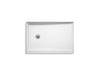 KOHLER K-8639 Rely 48" x 32" alcove shower base, left drain