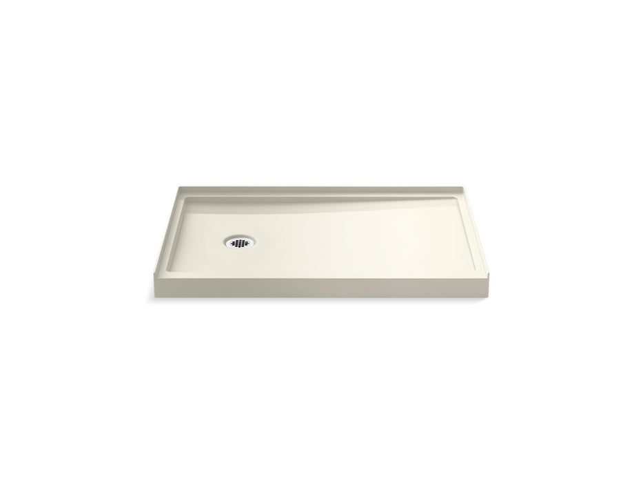 KOHLER Rely 48" x 32" alcove shower base, left drain