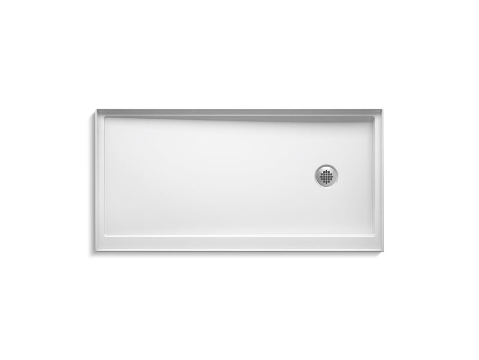 KOHLER K-8642 Rely 60" x 30" alcove shower base, right drain