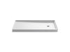 KOHLER Rely 60" x 30" alcove shower base, right drain