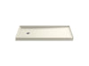 KOHLER Rely 60" x 30" alcove shower base, left drain