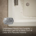 KOHLER K-865-GH96 Tea-for-Two 71-3/4" x 36" drop-in Heated BubbleMassage air bath, biscuit - view 5