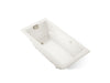 KOHLER K-865-GHBN Tea-for-Two 71-3/4" x 36" drop-in Heated BubbleMassage air bath, biscuit