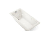 KOHLER K-865-GHCP Tea-for-Two 71-3/4" x 36" drop-in Heated BubbleMassage air bath, biscuit