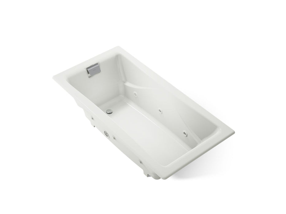 KOHLER K-865-JHM Tea-for-Two 71-3/4" x 36" drop-in/undermount whirlpool bath, dune