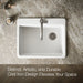 Kohler Riverby 27" top-mount single-bowl kitchen sink