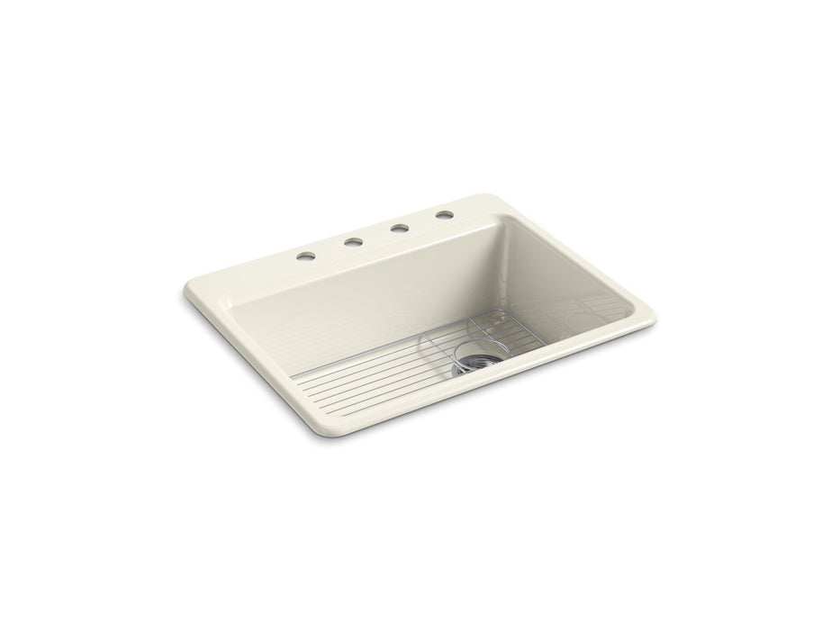 Kohler Riverby 27" top-mount single-bowl kitchen sink