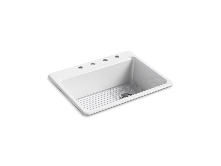 Kohler Riverby 27" top-mount single-bowl kitchen sink