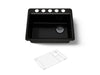 Kohler Riverby 27" undermount single-bowl kitchen sink