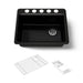 Kohler Riverby 27" undermount single-bowl workstation kitchen sink