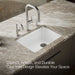 Kohler Riverby 27" undermount single-bowl workstation kitchen sink