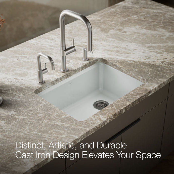 KOHLER K-8668-5UPC Riverby 27" undermount single-bowl workstation kitchen sink