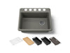 Kohler Riverby 27" undermount single-bowl workstation kitchen sink