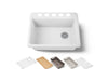 KOHLER K-8668-5UPC Riverby 27" undermount single-bowl workstation kitchen sink
