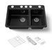 Kohler Riverby 33" undermount double-bowl workstation kitchen sink