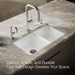 Kohler Riverby 33" undermount double-bowl workstation kitchen sink