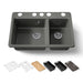Kohler Riverby 33" undermount double-bowl workstation kitchen sink