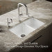 Kohler Riverby 33" undermount double-bowl workstation kitchen sink