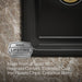 KOHLER K-8679-1A2 Riverby 33" top-mount double-bowl workstation kitchen sink, black black - view 5