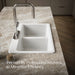 KOHLER K-8679-3A2 Riverby 33" top-mount double-bowl workstation kitchen sink, white - view 4