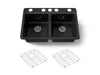 Kohler Riverby 33" undermount double-bowl kitchen sink