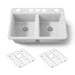 Kohler Riverby 33" undermount double-bowl kitchen sink