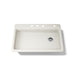 KOHLER K-8689-4 Riverby 33" top-mount single-bowl kitchen sink, biscuit - view 4