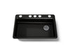 Kohler Riverby 33" undermount single-bowl kitchen sink