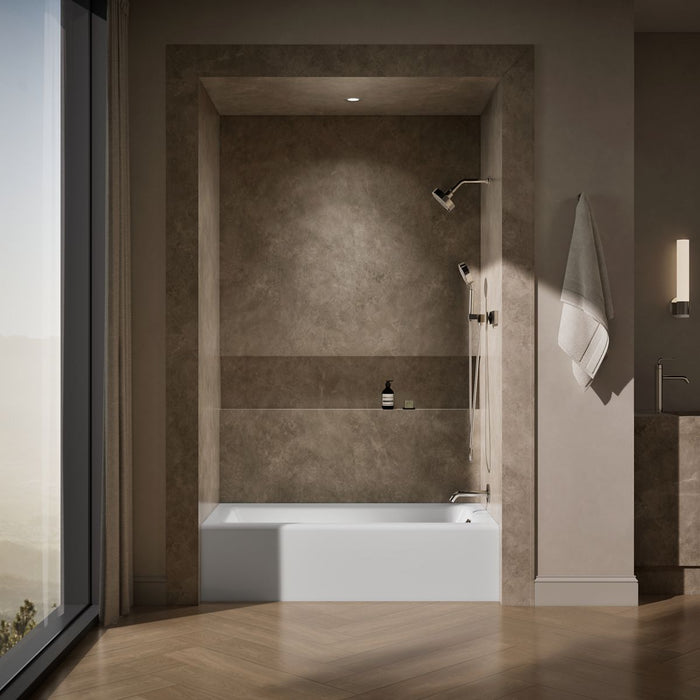 KOHLER Bellwether 60" x 32" alcove bath, right drain