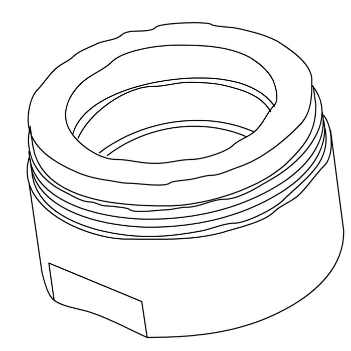 KOHLER K-88226-BA Laminar Outlet, High Flow, 15/16 Male