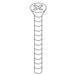 KOHLER K-88451 Screw, 8-32 X 1.125