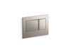 KOHLER Bevel Flush actuator plate for 2"x4" in-wall tank and carrier system