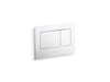 KOHLER Bevel Flush actuator plate for 2"x4" in-wall tank and carrier system