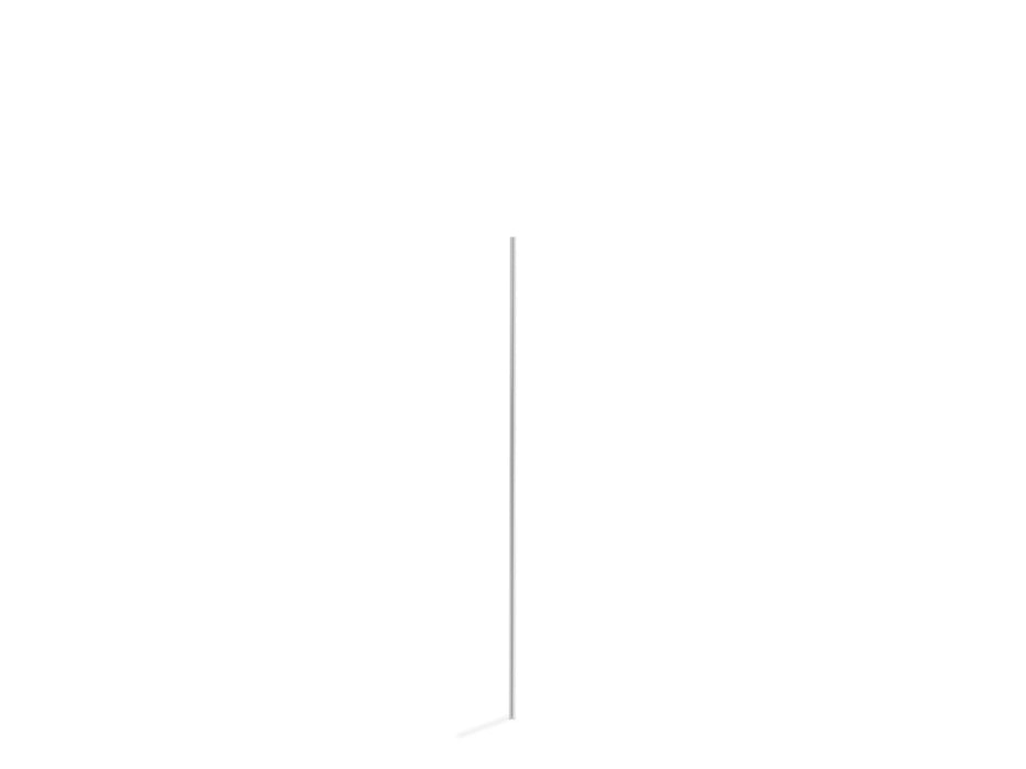 KOHLER K-90040 Choreograph 72" edge trim with return, set of 2, white