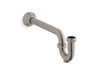 KOHLER K-9018 Adjustable P-trap with long tubing outlet, 1-1/4" x 1-1/4", vibrant brushed nickel