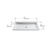 KOHLER K-9026 Purist 48" x 36" alcove shower base, center drain