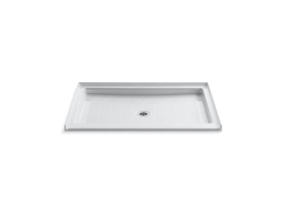 KOHLER K-9026 Purist 48" x 36" alcove shower base, center drain