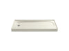 KOHLER Salient 60" x 30" alcove shower base, left drain