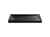 KOHLER Salient 60" x 30" alcove shower base, left drain