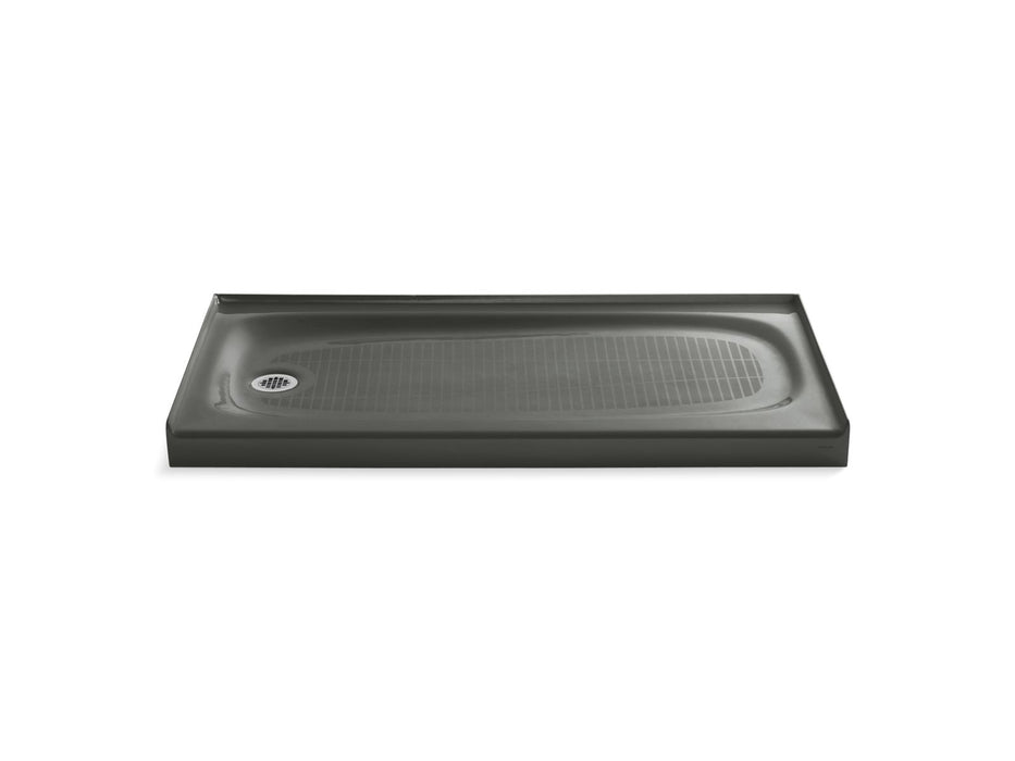 KOHLER Salient 60" x 30" alcove shower base, left drain
