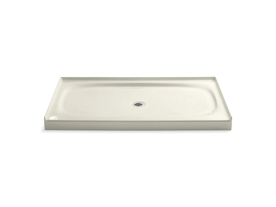 KOHLER Salient 60" x 36" alcove shower base, center drain