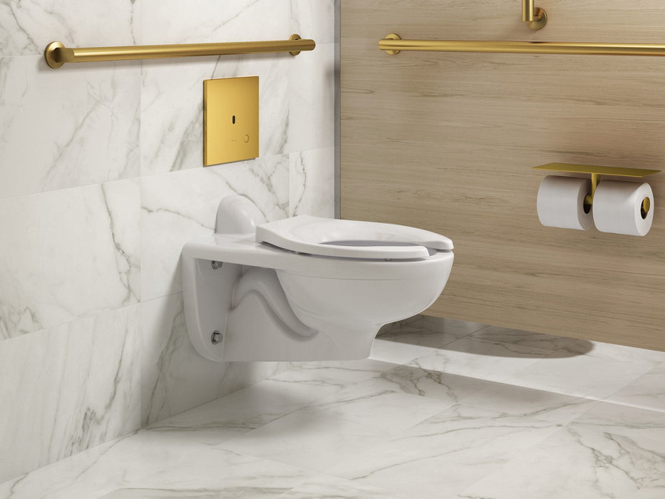 KOHLER K-90TB00L50 Mach Flex Metal faceplate for concealed touchless toilet flushometer, 1.1 gpf