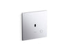 KOHLER K-90UB00G40 Mach Flex Metal faceplate for concealed touchless urinal flushometer, 0.5 gpf