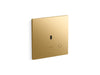 KOHLER K-90UB00G40 Mach Flex Metal faceplate for concealed touchless urinal flushometer, 0.5 gpf