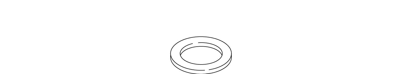 KOHLER K-91067 Washer, .75 X .44 X .062