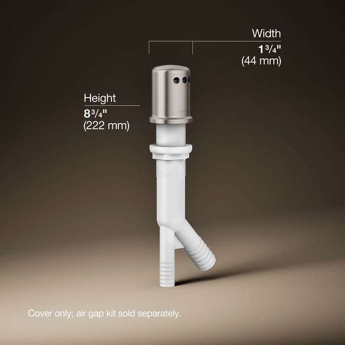 3/4 view of product with dimensions