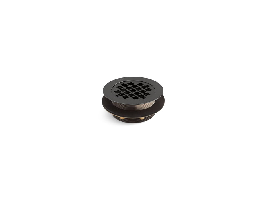 KOHLER KOHLER K-9132 Round shower drain for use with plastic pipe, gasket included