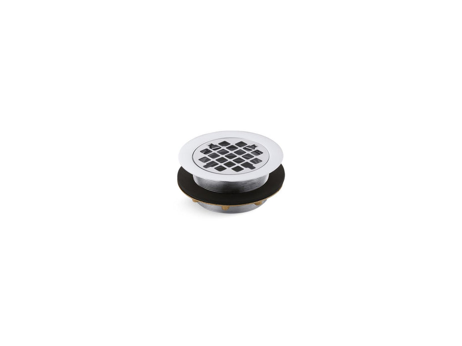 KOHLER KOHLER K-9132 Round shower drain for use with plastic pipe, gasket included