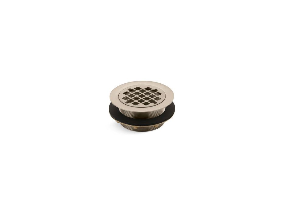 KOHLER KOHLER K-9132 Round shower drain for use with plastic pipe, gasket included