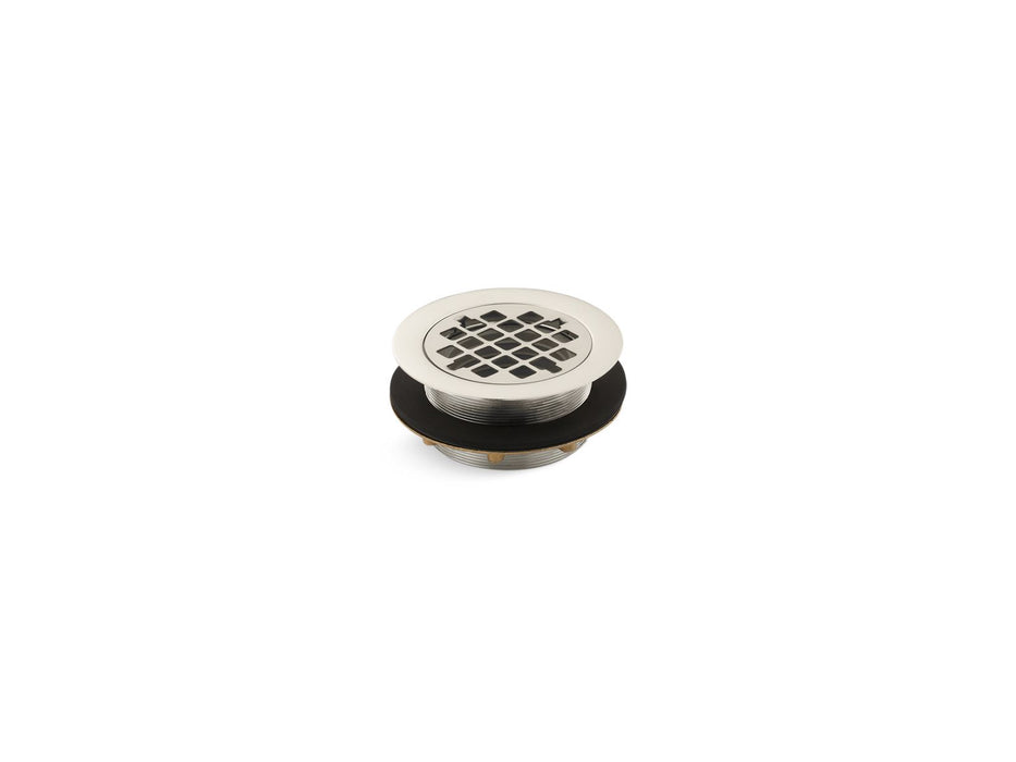 KOHLER KOHLER K-9132 Round shower drain for use with plastic pipe, gasket included